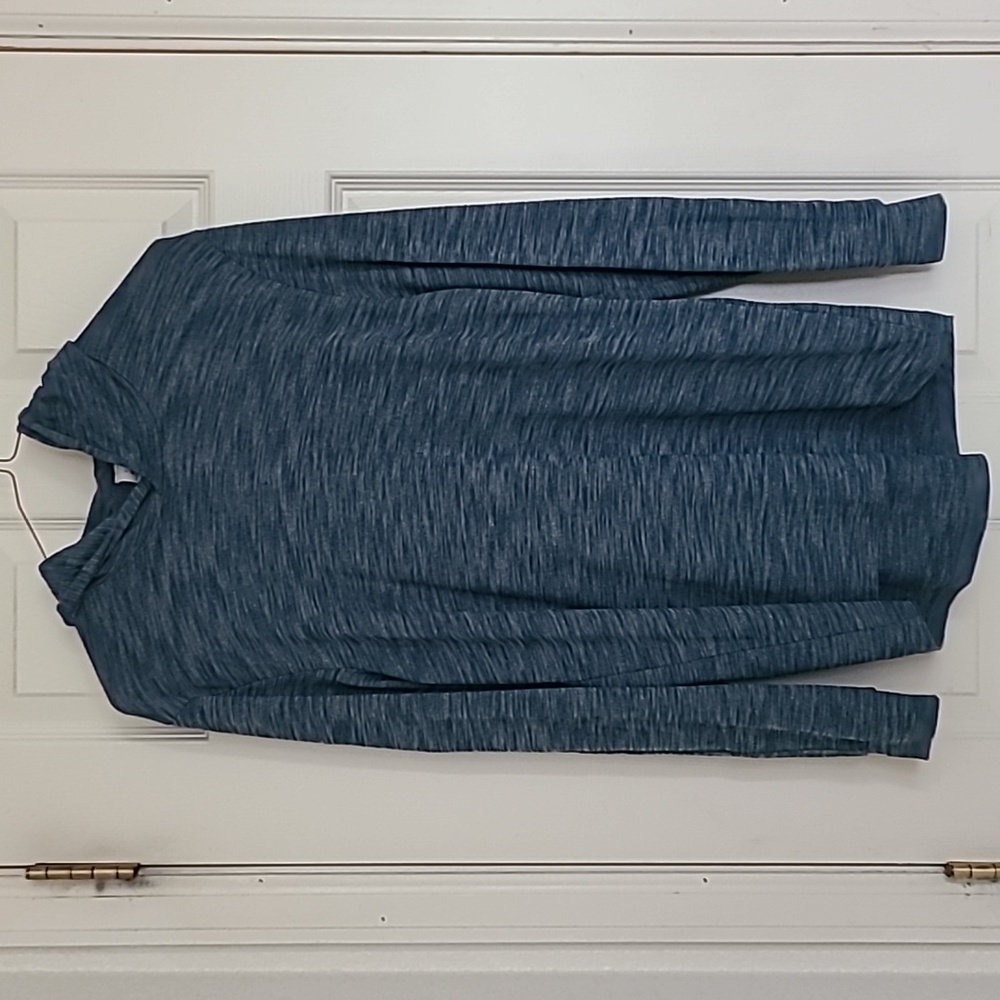 Lululemon Heathered Teal space dye surge hoodie